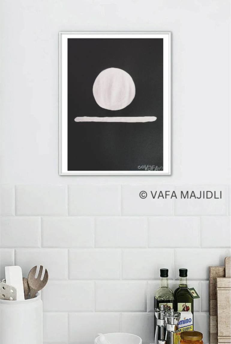 Original Conceptual Geometric Painting by Vafa Majidli