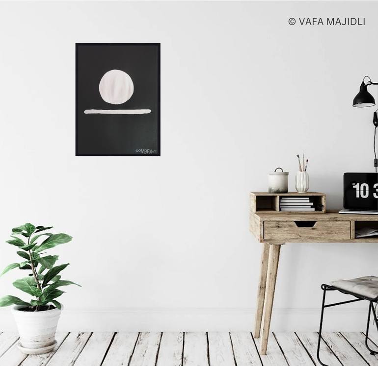 Original Conceptual Geometric Painting by Vafa Majidli