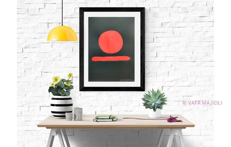 Original Geometric Painting by Vafa Majidli