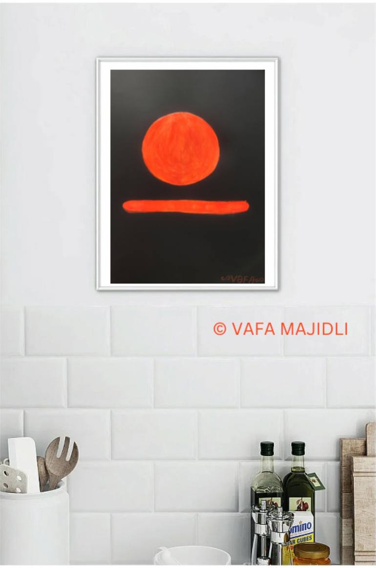 Original Conceptual Landscape Painting by Vafa Majidli