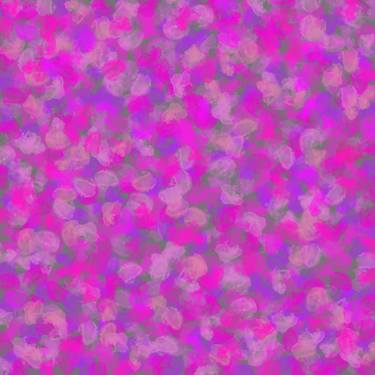 Reflections. Pink & Purple flowers - Print thumb