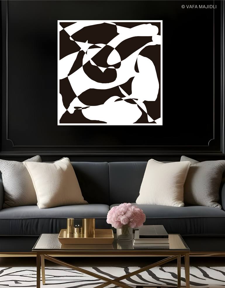 Original Minimalism Geometric Digital by Vafa Majidli