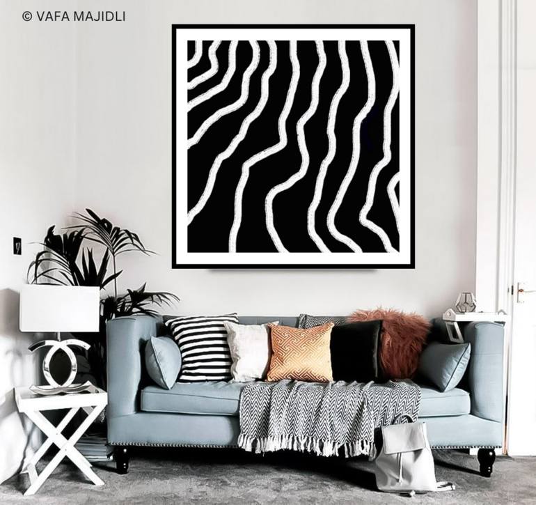 Original Minimalism Geometric Digital by Vafa Majidli