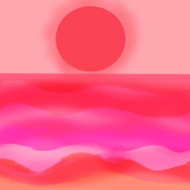 Red Sunset- Print thumb