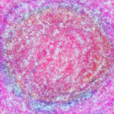 Pink Nebula in Starry Cosmos - Print thumb