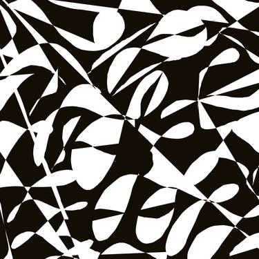 Black & White modern geometry - Print thumb