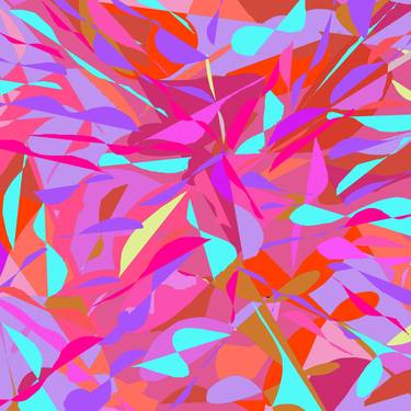 Kaleidoscope. Colorful Geometric Dance - Print thumb