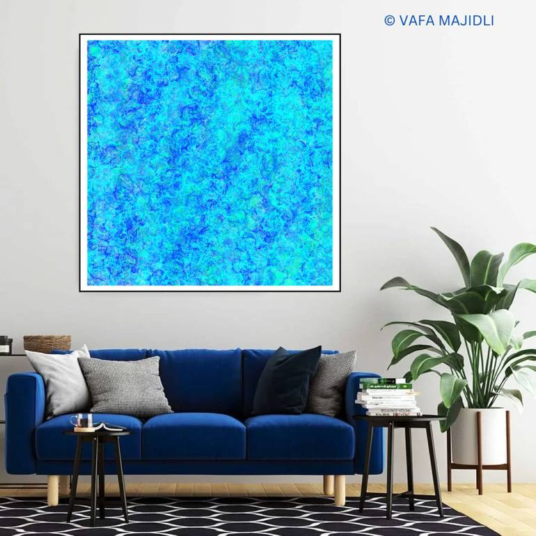 Original Abstract Expressionism Seascape Digital by Vafa Majidli