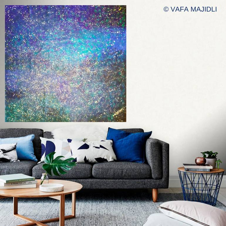 Original Outer Space Painting by Vafa Majidli