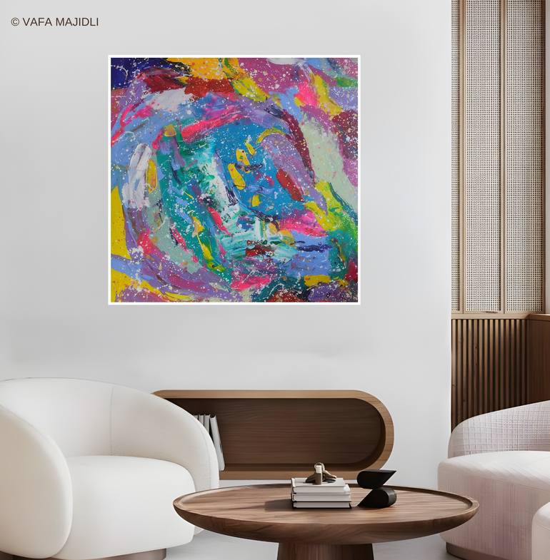 Original Abstract Expressionism Home Digital by Vafa Majidli