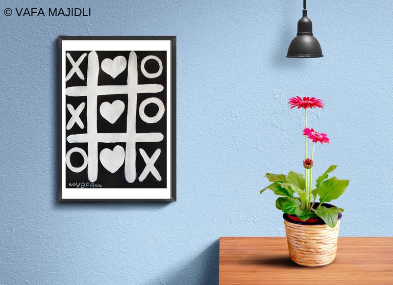 Original Minimalism Language Painting by Vafa Majidli