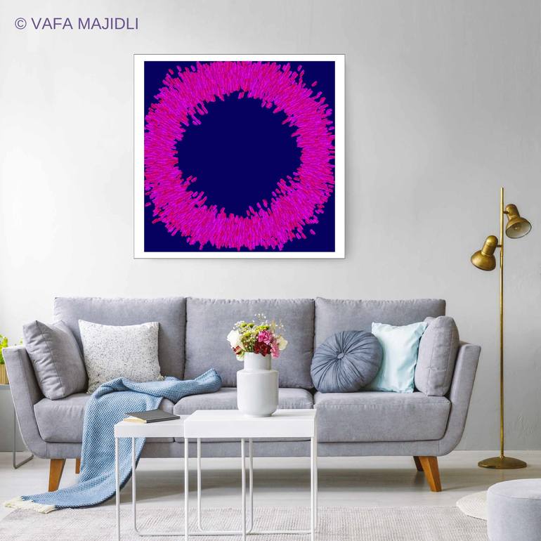 Original Abstract Expressionism Interiors Digital by Vafa Majidli