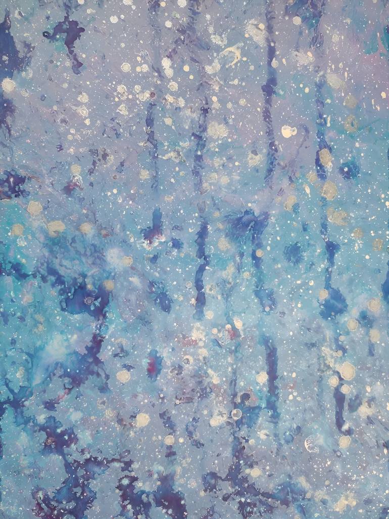 Original Abstract Expressionism Seascape Painting by Vafa Majidli