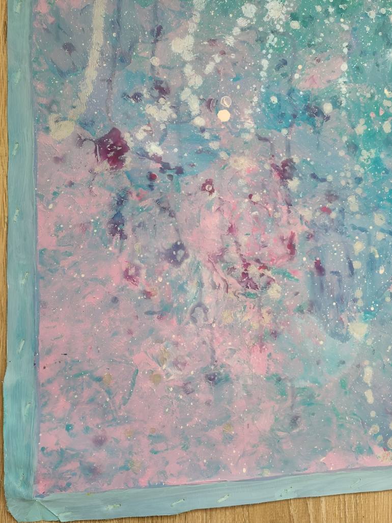 Original Abstract Expressionism Seascape Painting by Vafa Majidli