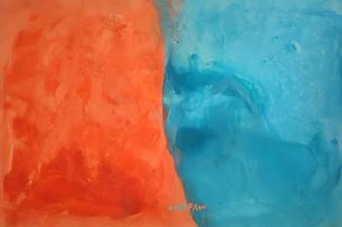 Original Abstract Expressionism Love Paintings by Vafa Majidli