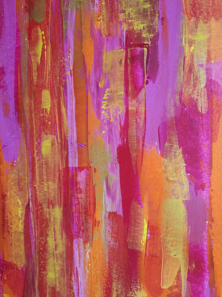 Original Abstract Expressionism Women Painting by Vafa Majidli