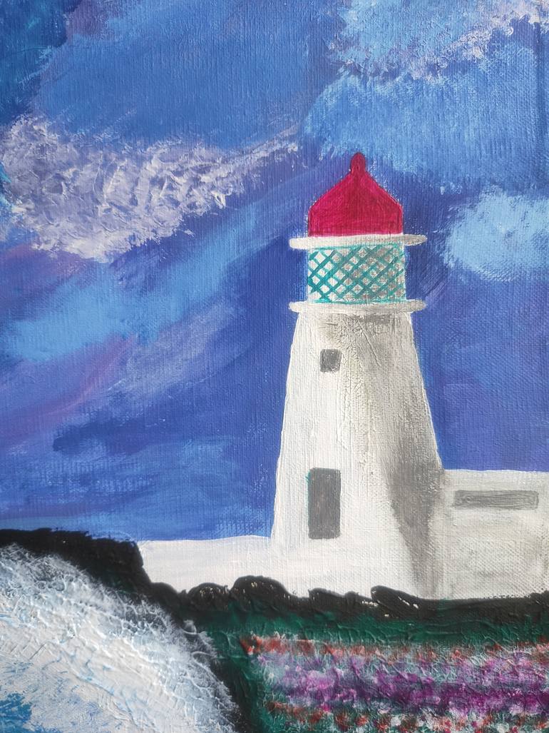 Original Color Field Painting Landscape Painting by Vafa Majidli