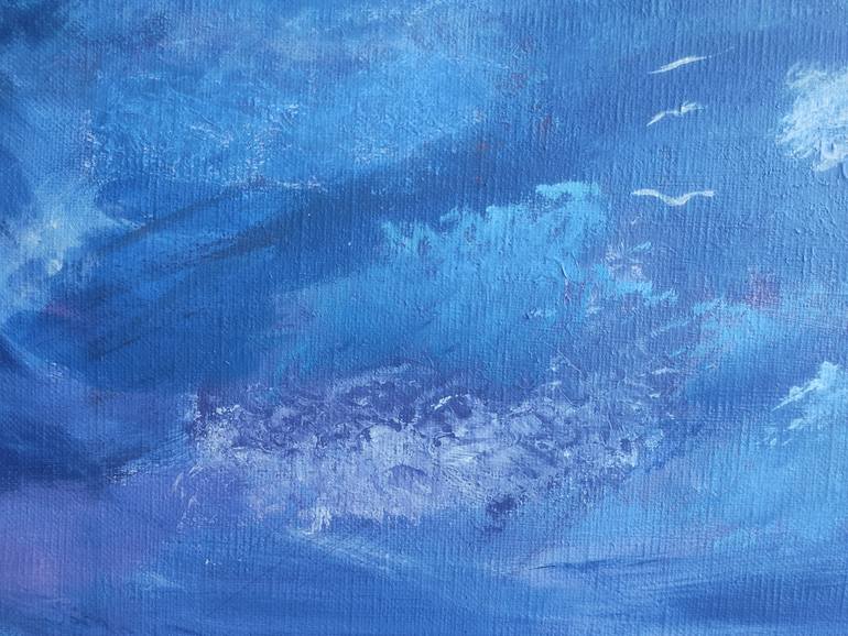 Original Color Field Painting Landscape Painting by Vafa Majidli