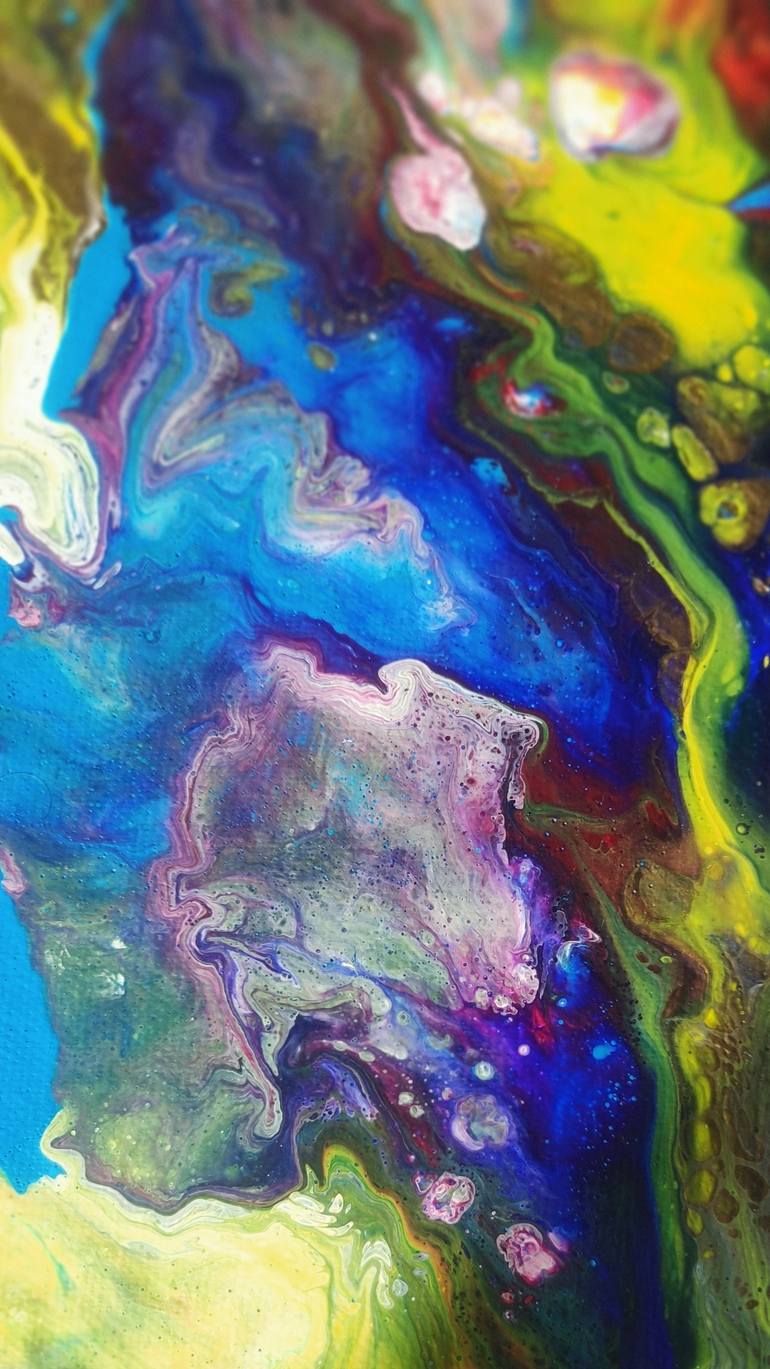 Original Abstract Expressionism Abstract Painting by Vafa Majidli