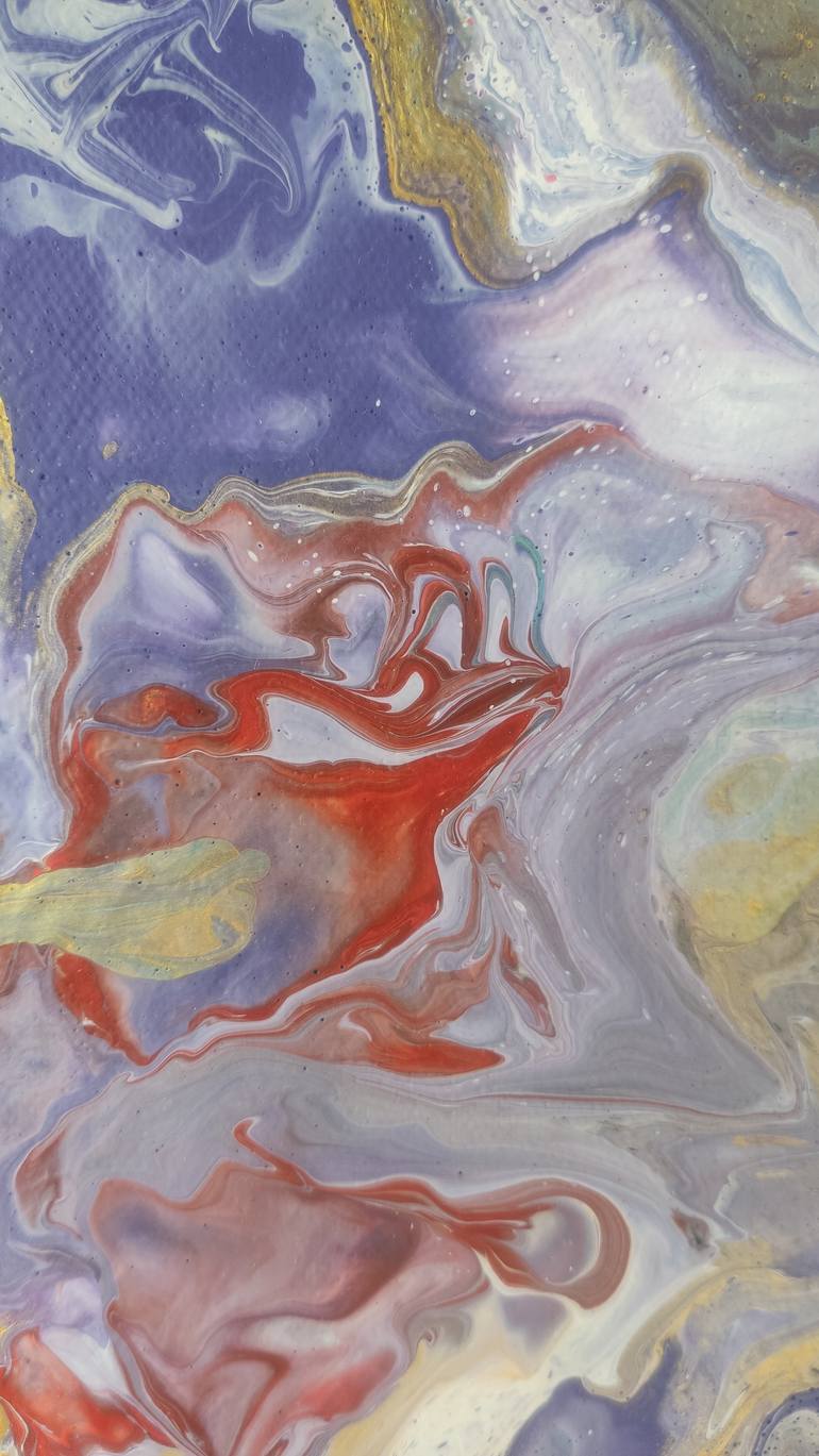 Original Abstract Expressionism Abstract Painting by Vafa Majidli