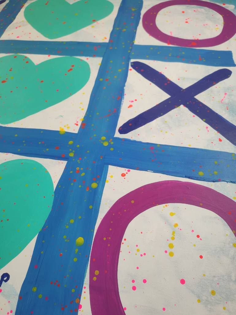 Original Conceptual Abstract Painting by Vafa Majidli