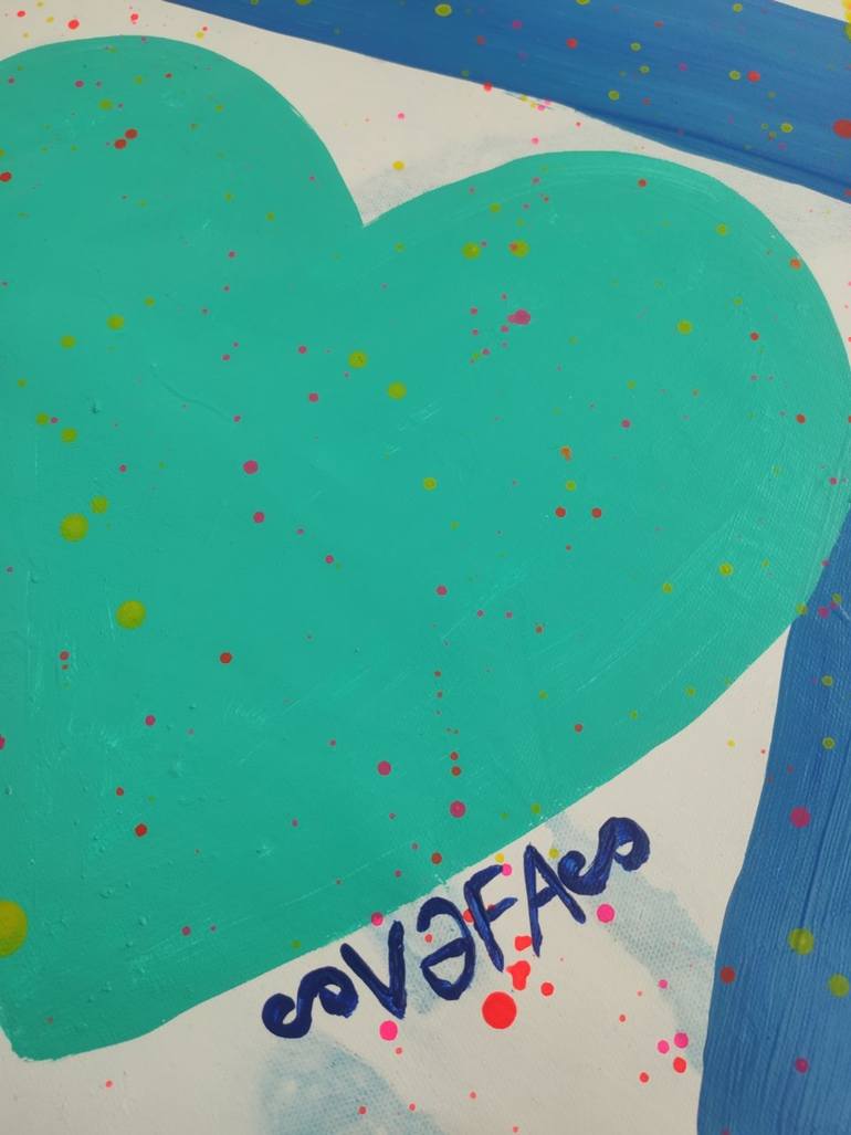 Original Conceptual Abstract Painting by Vafa Majidli