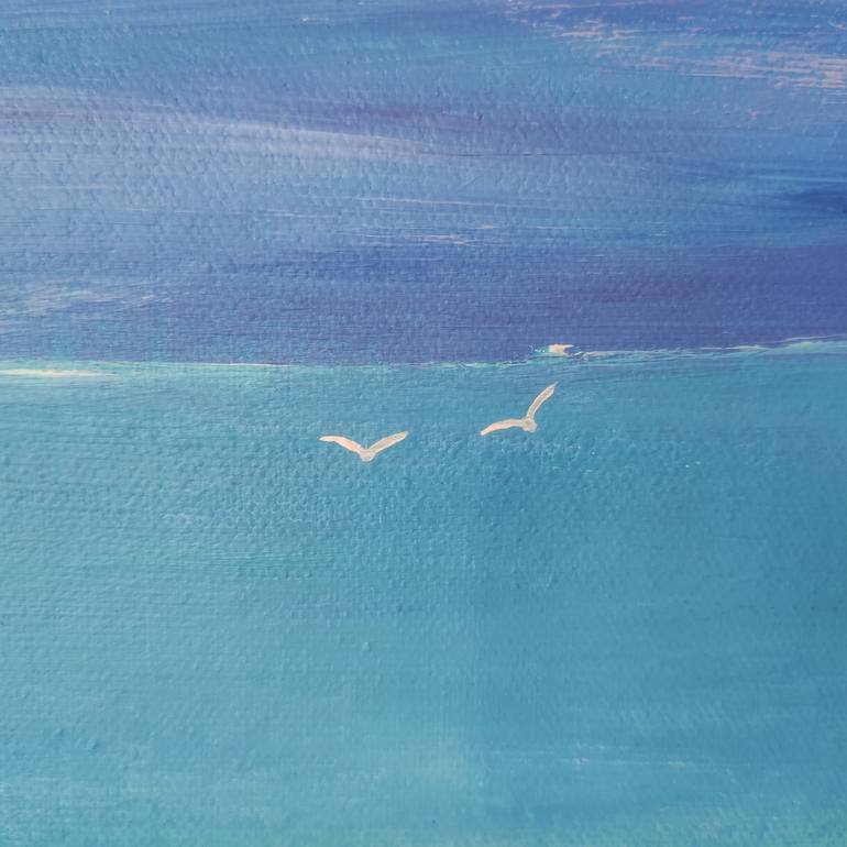 Original Expressionism Seascape Painting by Vafa Majidli