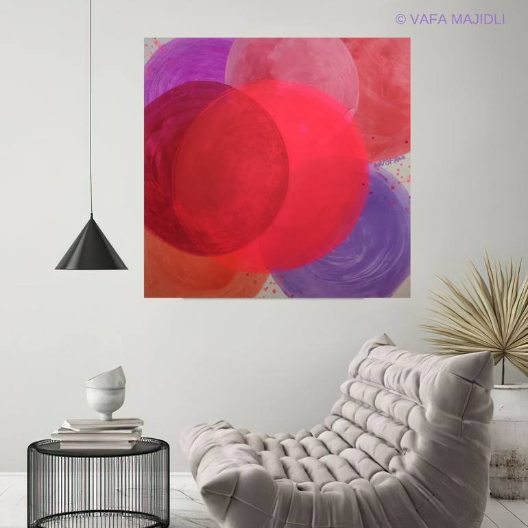 Original Conceptual Abstract Painting by Vafa Majidli