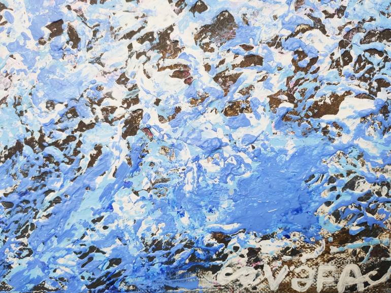 Original Color Field Painting Nature Painting by Vafa Majidli