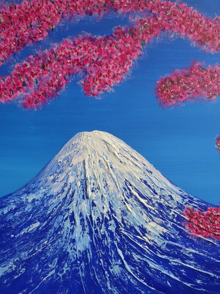 Original Contemporary Floral Painting by Vafa Majidli