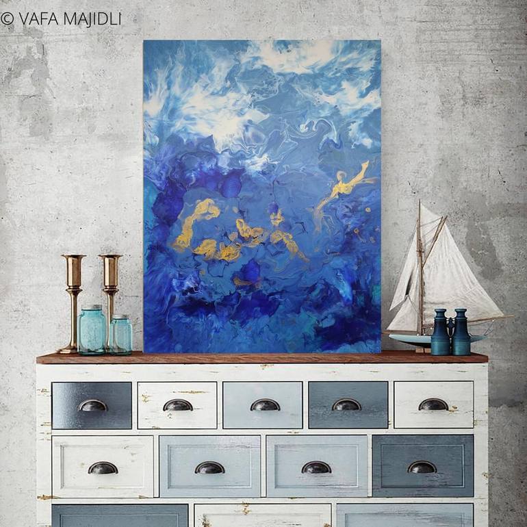 Original Seascape Painting by Vafa Majidli