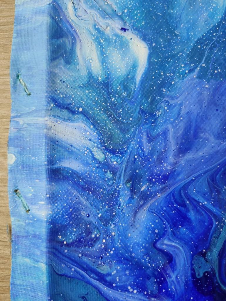 Original Abstract Expressionism Seascape Painting by Vafa Majidli