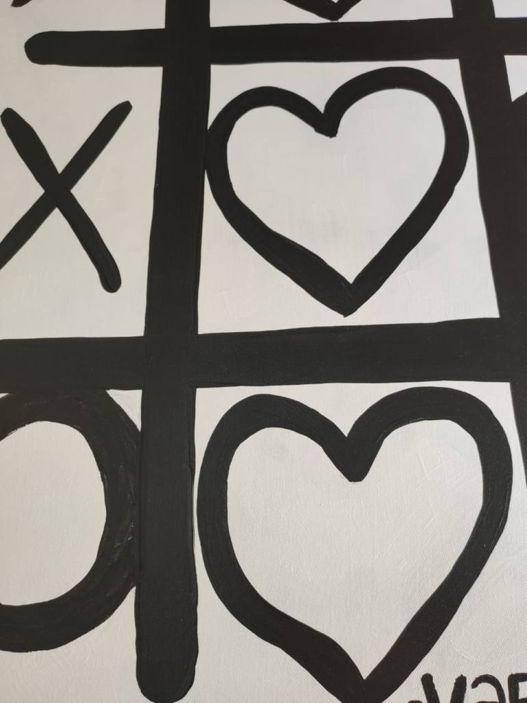 Original Black & White Abstract Painting by Vafa Majidli