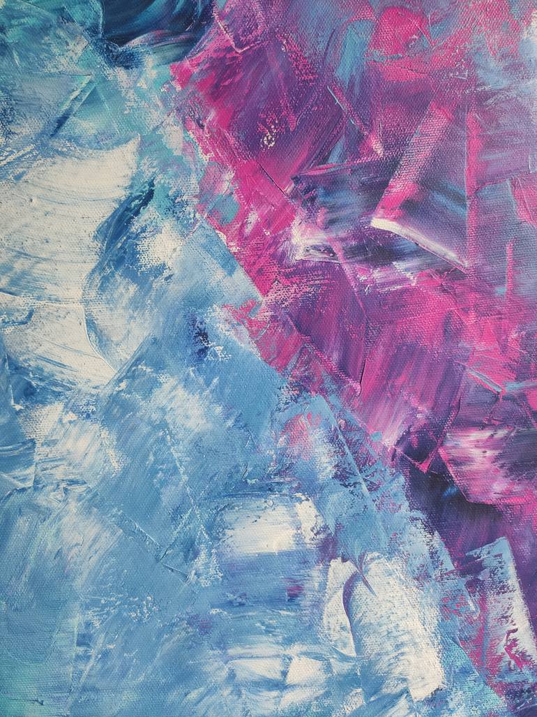 Original Abstract Expressionism Seascape Painting by Vafa Majidli