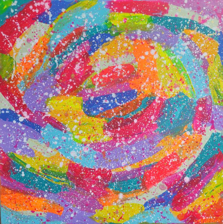 Original Abstract Expressionism Food & Drink Painting by Vafa Majidli