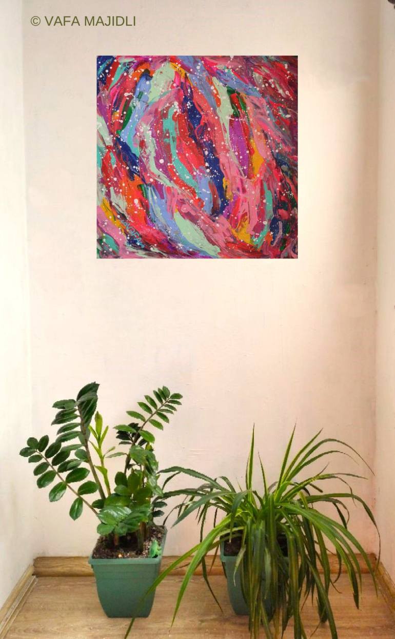 Original Abstract Painting by Vafa Majidli