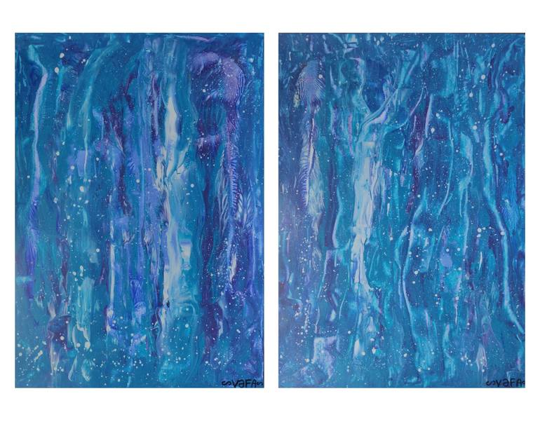 Print of Conceptual Seascape Paintings by Vafa Majidli