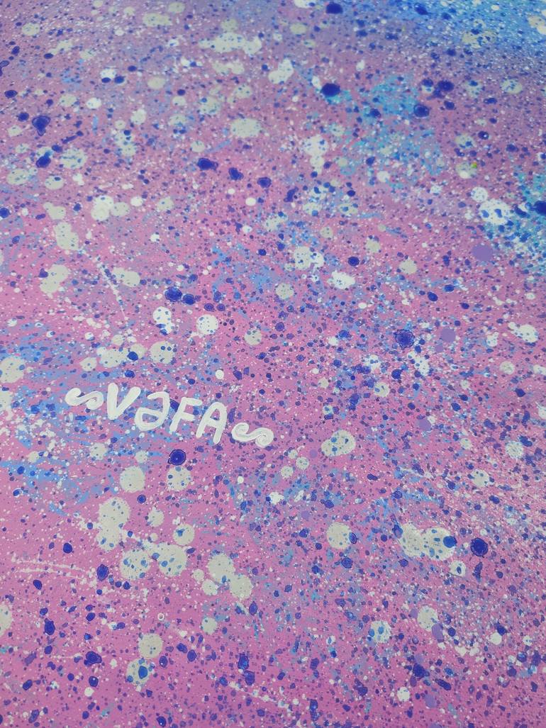 Original Abstract Expressionism Nature Painting by Vafa Majidli