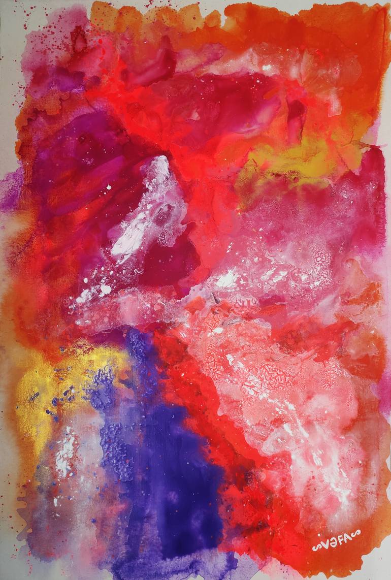 Original Conceptual Women Painting by Vafa Majidli