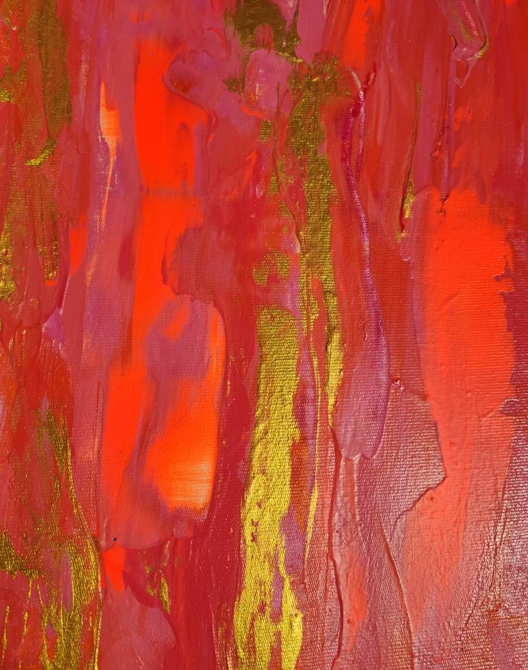 Original Abstract Expressionism Women Painting by Vafa Majidli