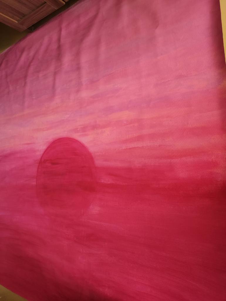 Original Abstract Expressionism Nature Painting by Vafa Majidli