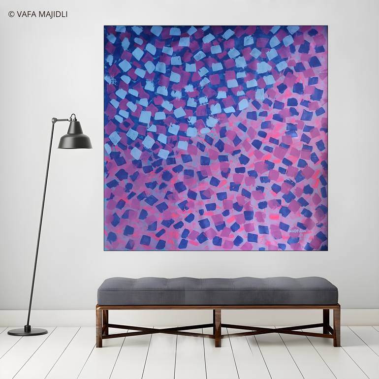 Original Abstract Expressionism Abstract Painting by Vafa Majidli