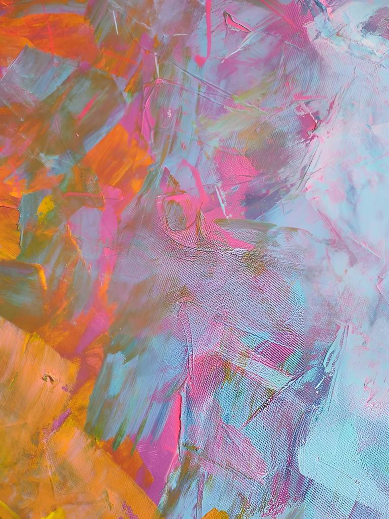 Original Abstract Expressionism Seascape Painting by Vafa Majidli