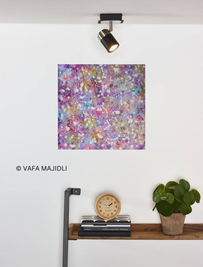 Original Abstract Expressionism Abstract Painting by Vafa Majidli