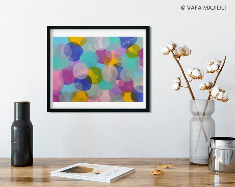 Original Abstract Expressionism Abstract Painting by Vafa Majidli