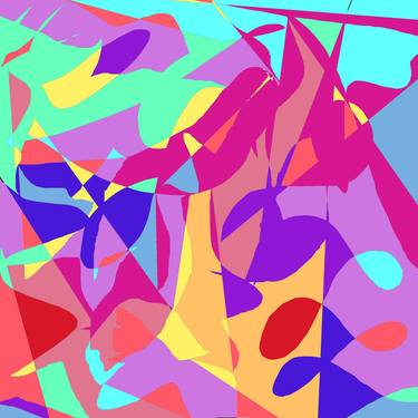 Original Abstract Expressionism Patterns Digital by Vafa Majidli
