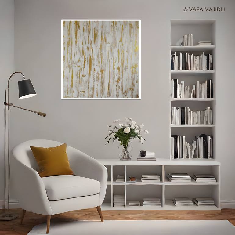 Original Abstract Expressionism Abstract Printmaking by Vafa Majidli