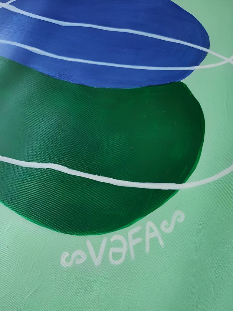 Original Abstract Nature Painting by Vafa Majidli