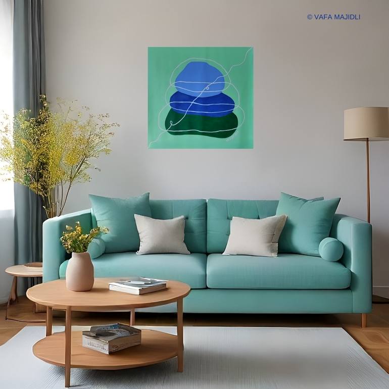 Original Abstract Nature Painting by Vafa Majidli