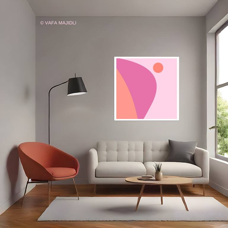 Original Abstract Love Digital by Vafa Majidli